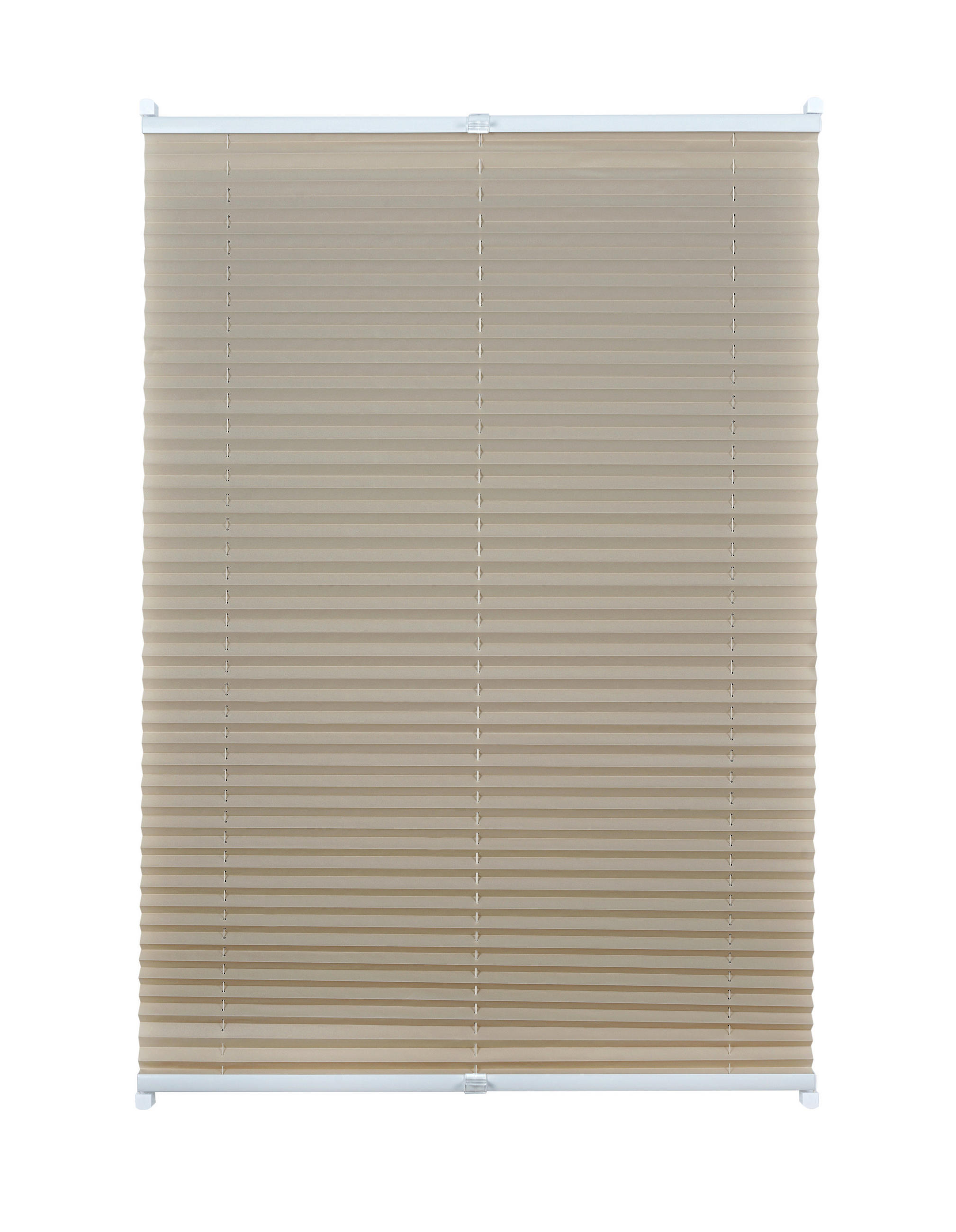 PLISSEE 100/130 cm  - Sandfarben, Basics, Textil (100/130cm) - Homeware