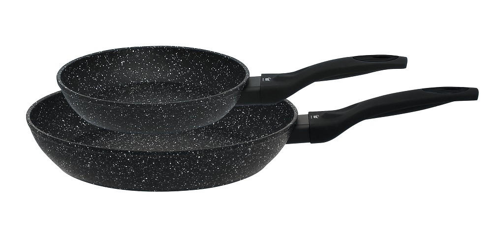 PFANNENSET Granit Passion Aluminium 2-teilig  - Basics, Metall - ELO