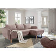 ECKSOFA Altrosa Flachgewebe  - Buchefarben/Altrosa, KONVENTIONELL, Holz/Textil (230/144cm) - Carryhome