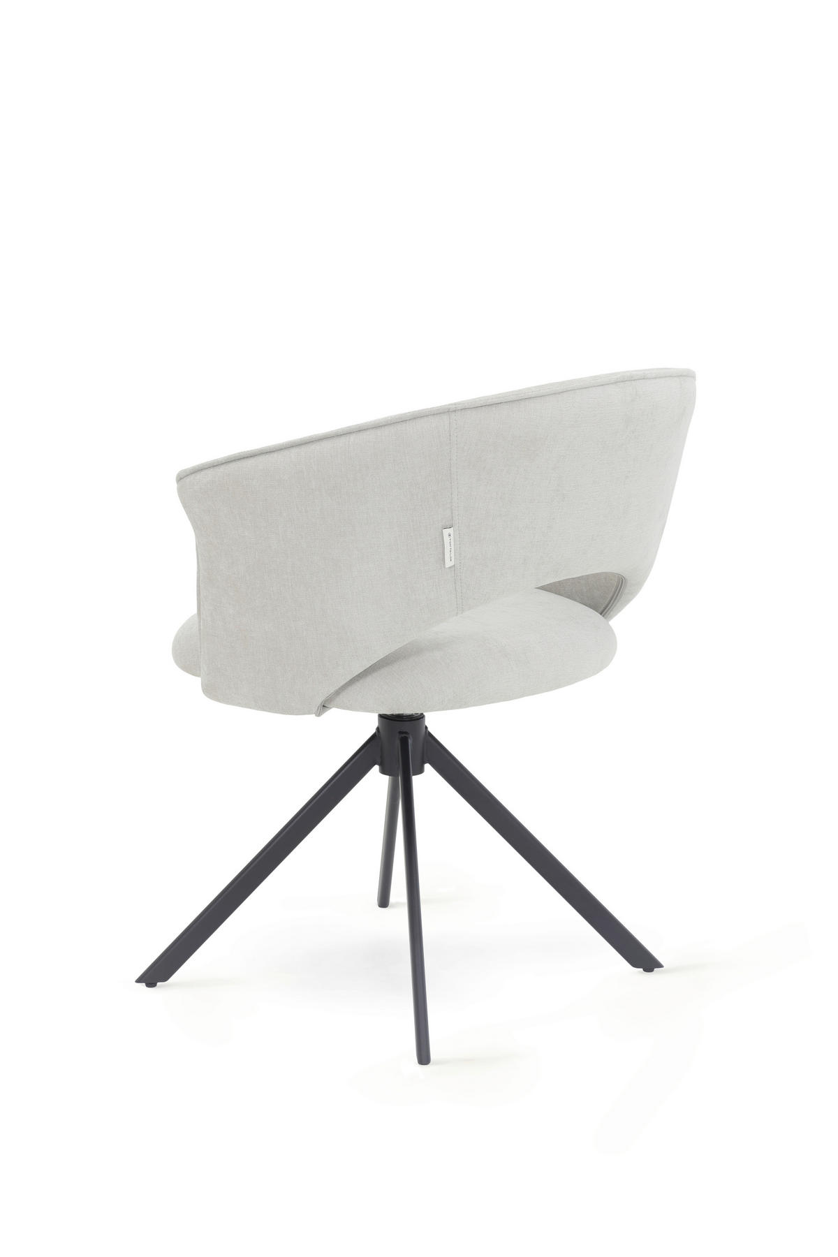 ARMLEHNSTUHL  in Stahl Chenille  - Beige/Schwarz, Basics, Textil/Metall (61,5/78,5/59cm) - Tom Tailor