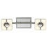 LED-STRAHLER - Nickelfarben, Design, Kunststoff/Metall (11/30cm) - Novel LED-STRAHLER - Nickelfarben, Design, Kunststoff/Metall (11/30cm) - Novel