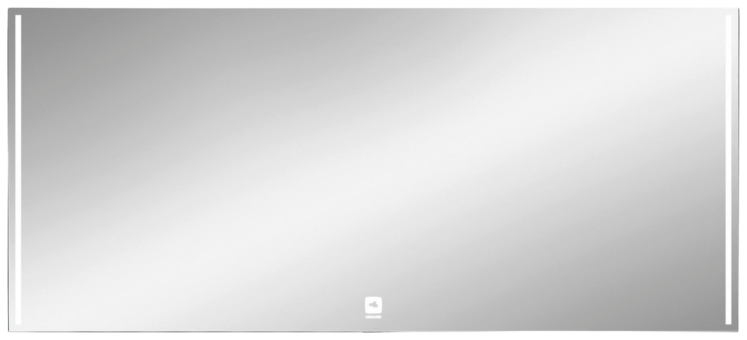 FÜRDŐSZOBATÜKÖR 135/60/3,2 cm  - áttetsző, Design, faalapú anyag/Üveg (135/60/3,2cm) - Leonardo Living