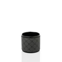 ZAHNPUTZBECHER CORNFLOWERACCESSOIRES  - Anthrazit/Schwarz, Design, Keramik/Kunststoff (9,5/9/9,5cm) - Joop!