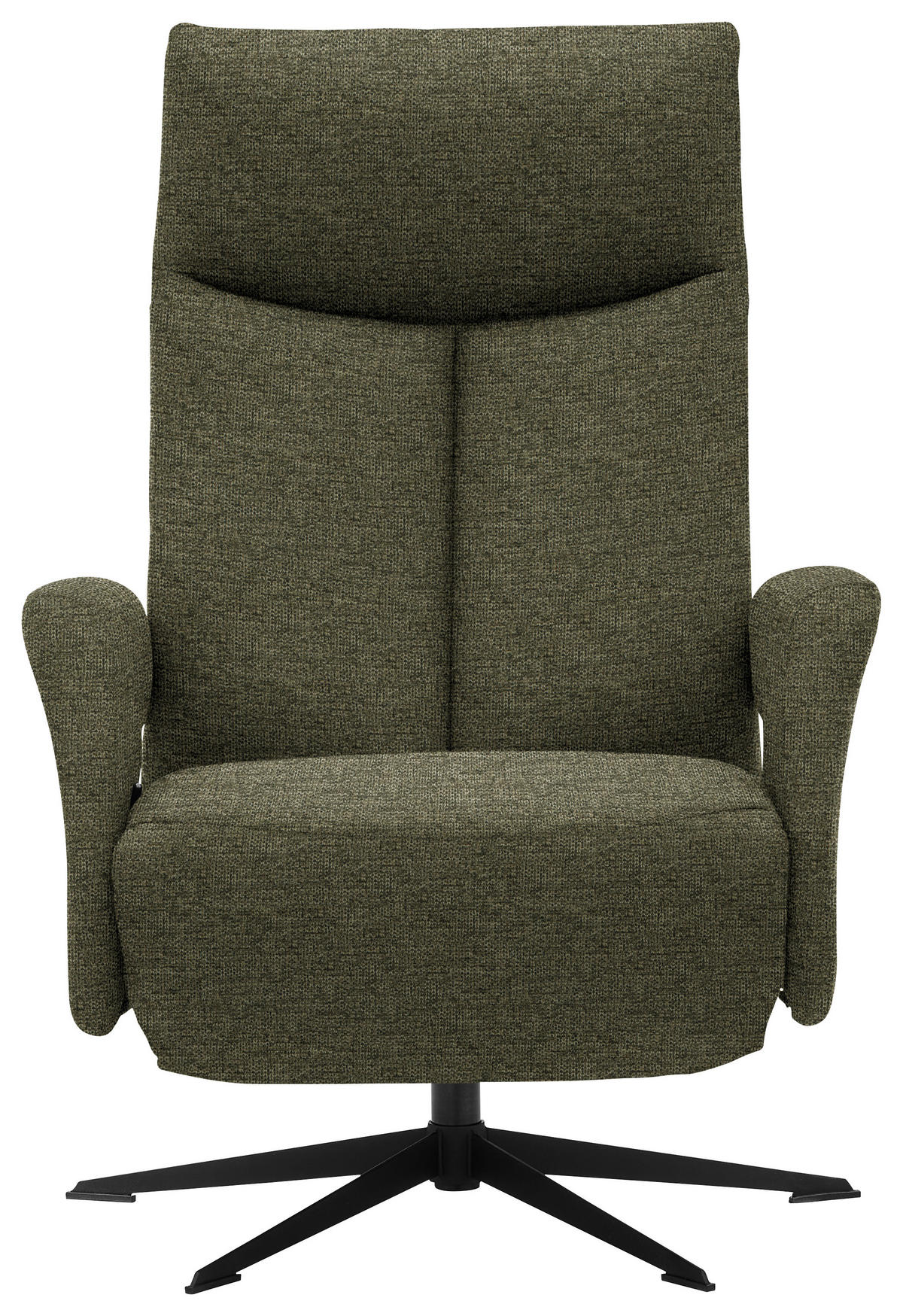 RELAXSESSEL in Textil Grün  - Schwarz/Grün, Design, Textil/Metall (74/105/82cm) - Welnova