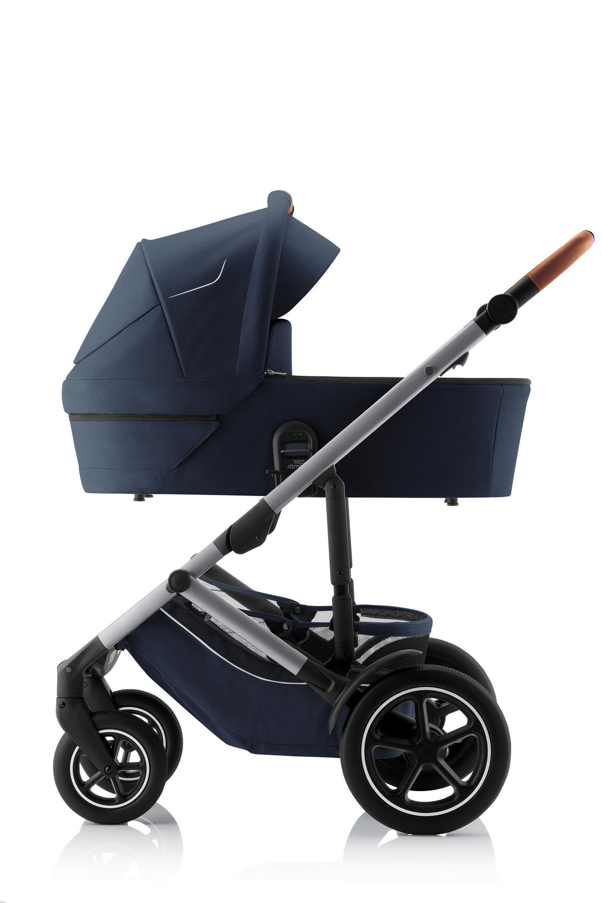 KINDERWAGEN Smile 5Z  - Hellgrau/Dunkelblau, Basics, Textil/Metall (57/112/97,7cm) - Britax Römer