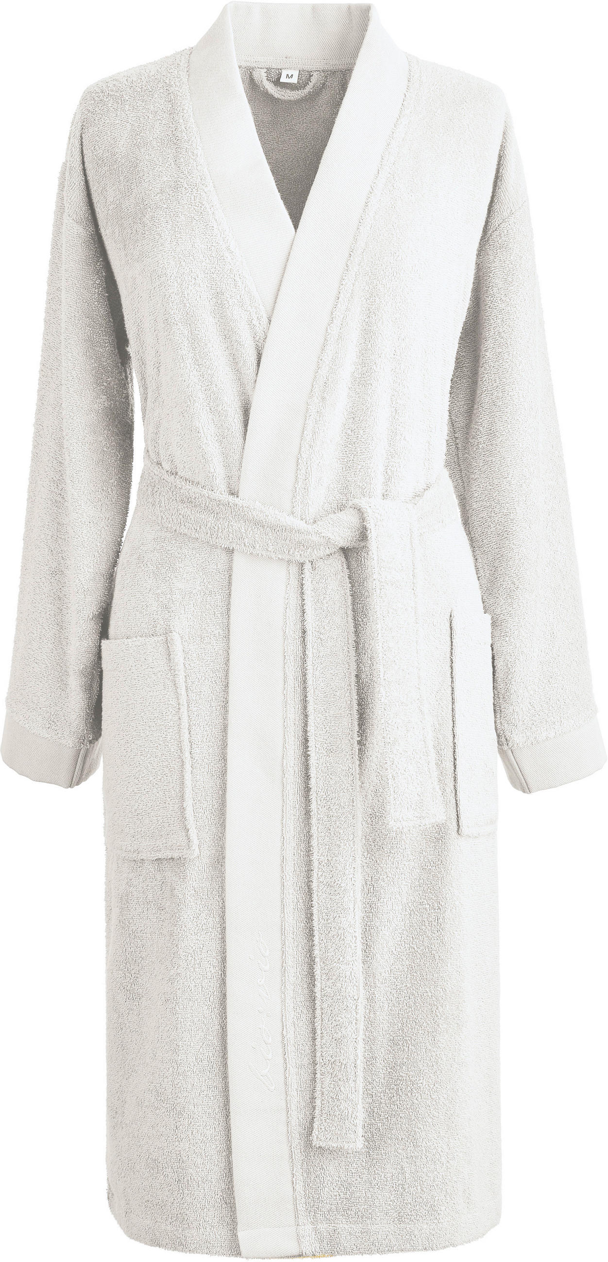 BADEMANTEL S Unisex  - Weiß, Basics, Textil (Snull) - Bio:Vio