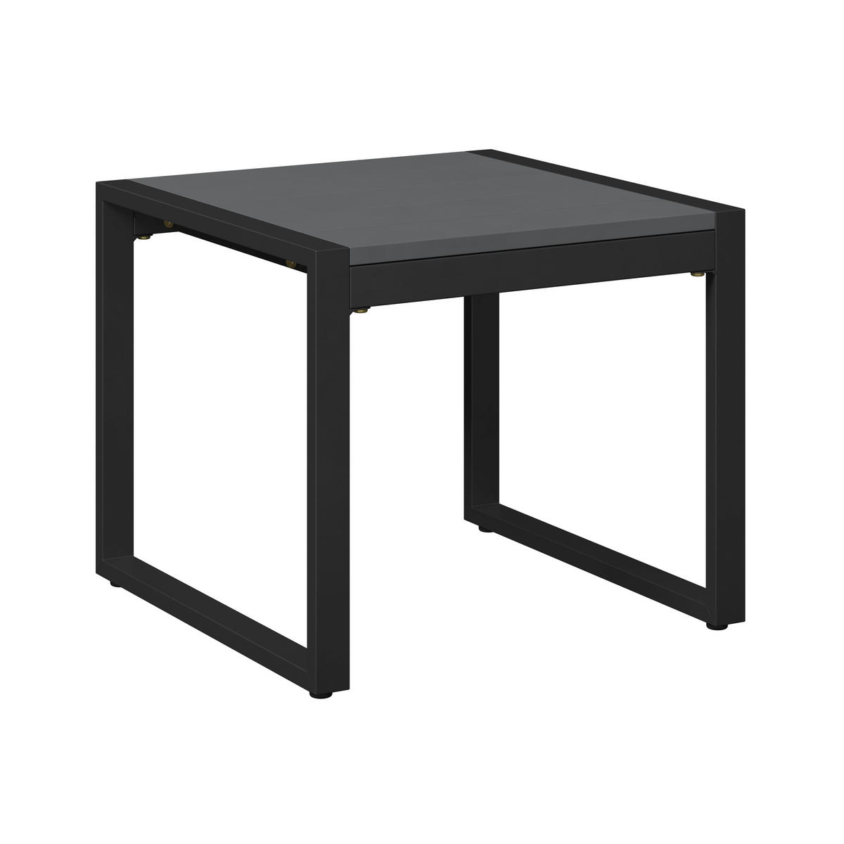 BALKONSET Grau 3-teilig  - Grau, Design, Kunststoff/Textil - Ambia Garden