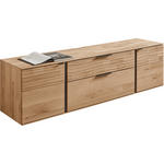 LOWBOARD  192/52/44 cm 1 Schublade(n) stehend, hängend  - Eichefarben/Anthrazit, Natur, Holz/Metall (192/52/44cm) - Valnatura