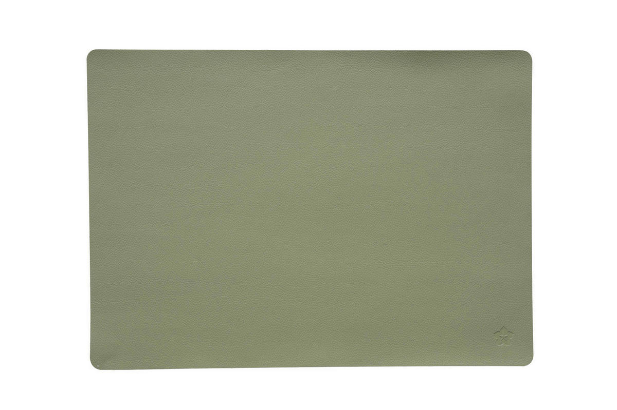 TISCHSET Basic Kunststoff Jadegrün 33/46 cm  - Jadegrün, Basics, Kunststoff (33/46cm)