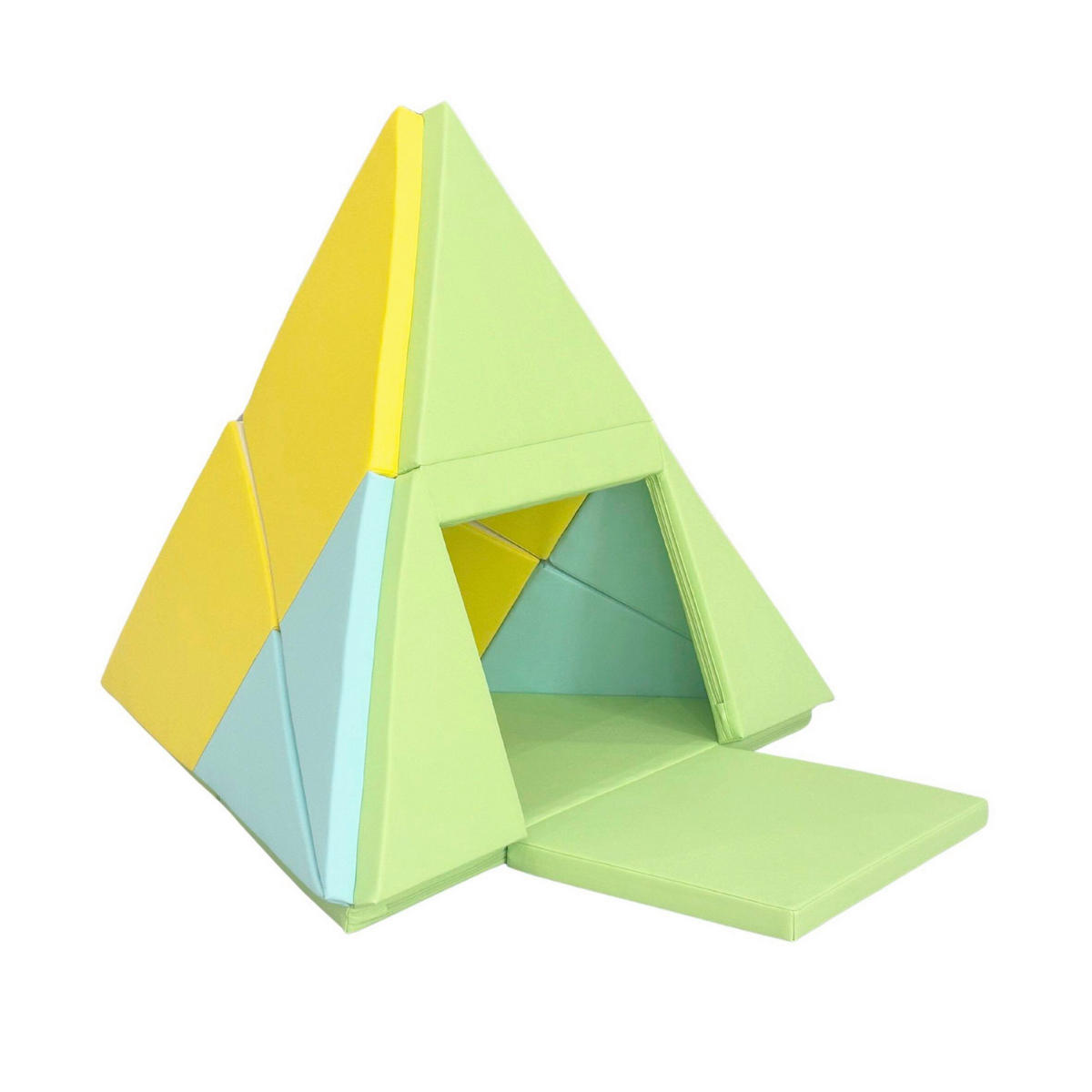 SPIELMATTE 3-in-1 faltbare Spielmatte  - Multicolor, Basics, Kunststoff/Textil (182 cmcm) - alldoro