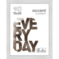 BILDERRAHMEN 17,5/22,5 cm  - Weiß, KONVENTIONELL, Holzwerkstoff (17,5/22,5cm) - Nielsen