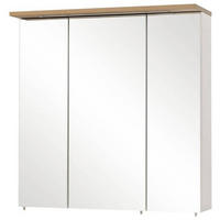 SPIEGELSCHRANK 70,4/72,3/23,7 cm  - Eichefarben/Silberfarben, MODERN, Glas/Holzwerkstoff (70,4/72,3/23,7cm) - Stylife