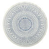 OUTDOORTEPPICH 200 cm Twin Blau, Creme  - Blau/Creme, Design, Kunststoff (200cm)