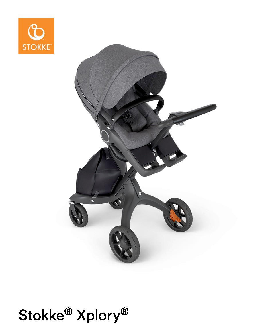 OTROŠKI VOZIČEK  Xplory 6  temno siva  - temno siva/črna, Design, kovina/umetna masa (56,5/89-123/75-102cm) - Stokke
