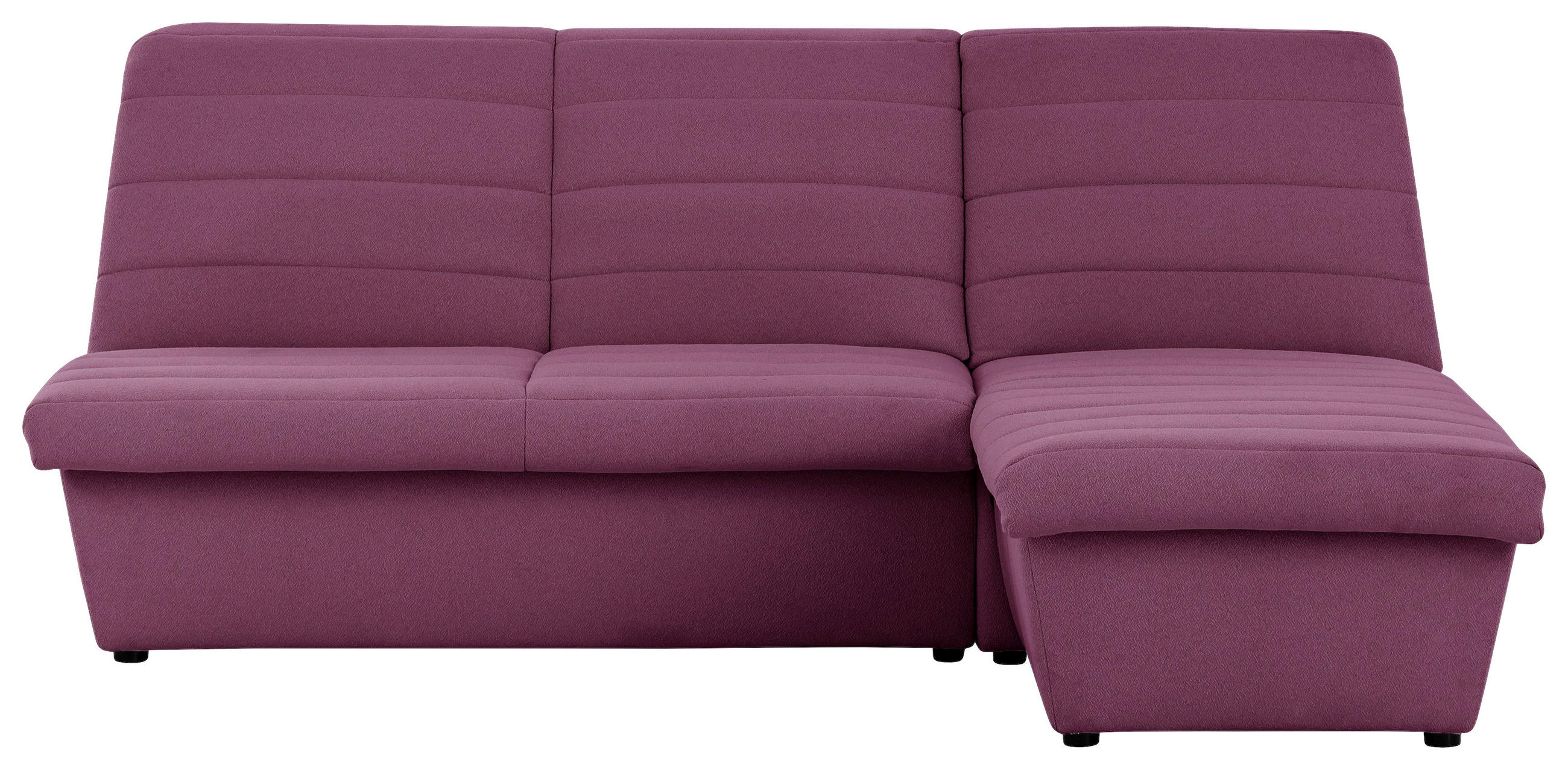 ECKSOFA Looks VIII Weinrot Webstoff - Weinrot/Schwarz, Design, Kunststoff/Textil (214/168cm) - LOOKS by W.Joop