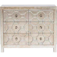 KOMMODE  in 108/88/38 cm  - Silberfarben, Trend, Holzwerkstoff/Metall (108/88/38cm) - Kare-Design