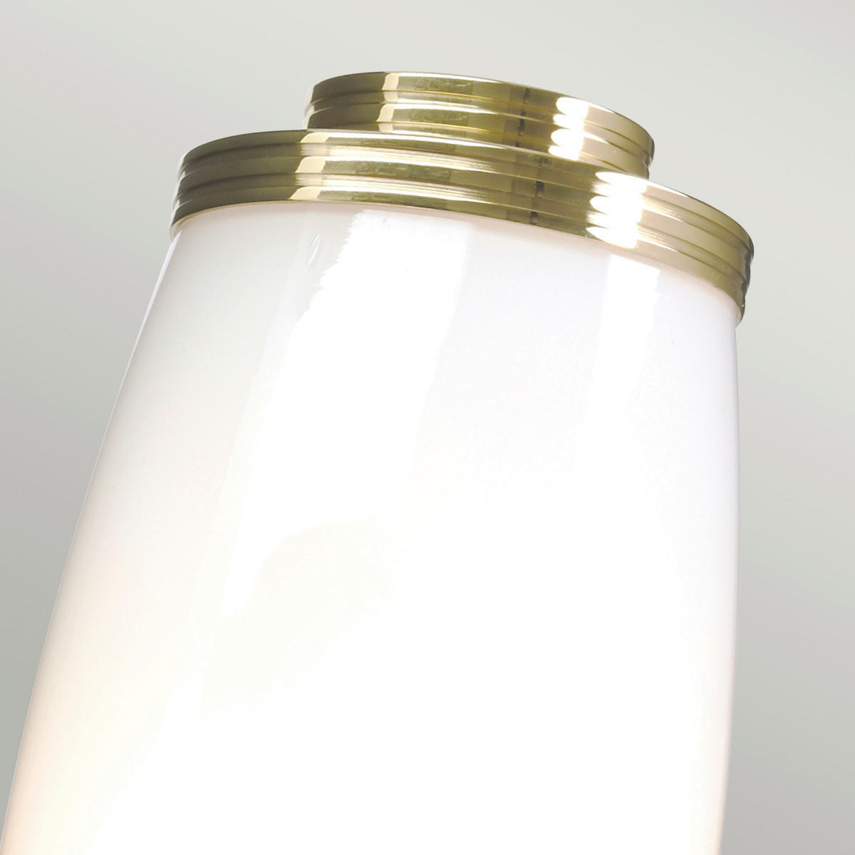BADEZIMMER-WANDLEUCHTE Elstead Elioti 9/28/13 cm   - Messingfarben, ROMANTIK / LANDHAUS, Glas/Metall (9/28/13cm) - Elstead Lighting