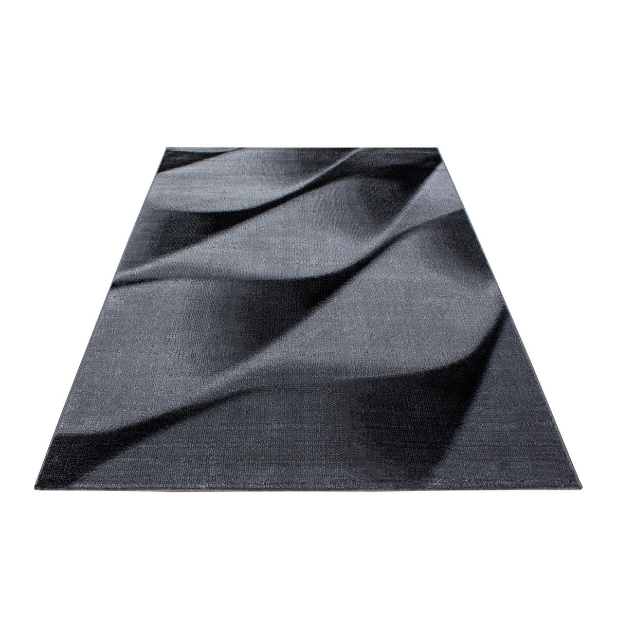WEBTEPPICH 160/230 cm Parma Schwarz  - Schwarz, KONVENTIONELL, Textil (160/230cm) - Novel