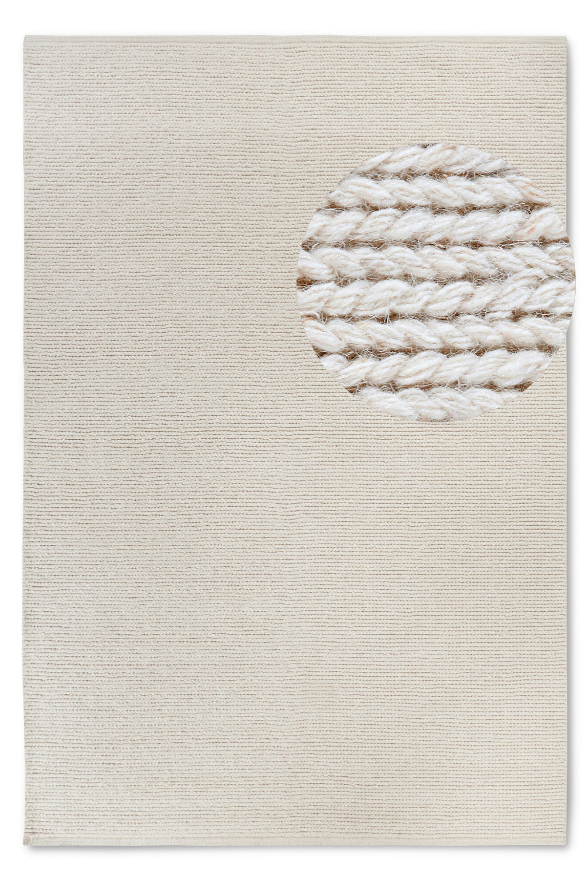 HANDWEBTEPPICH 120/170 cm Kollektion 1748 Weiß  - Weiß, Basics, Textil (120/170cm) - Villeroy & Boch