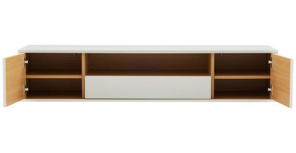 LOWBOARD  in 150/30/40 cm  - Eichefarben/Weiß, Design, Holzwerkstoff (150/30/40cm) - Xora