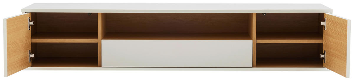 LOWBOARD  in 150/30/40 cm  - Eichefarben/Weiß, Design, Holzwerkstoff (150/30/40cm) - Xora