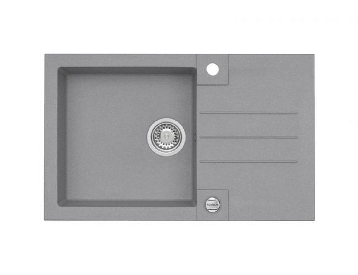 SUDOPERA   48/18/78 cm         - siva/bela, Dizajnerski, kamen (48/18/78cm) - Alveus