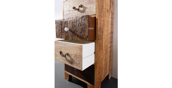 KOMMODE  in 46/120/40 cm  - Messingfarben/Multicolor, Design, Holz/Metall (46/120/40cm) - Landscape