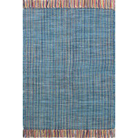 RUČNO TKANI TEPIH  višebojna     - višebojna, Dizajnerski, prirodni materijali (60/90cm)