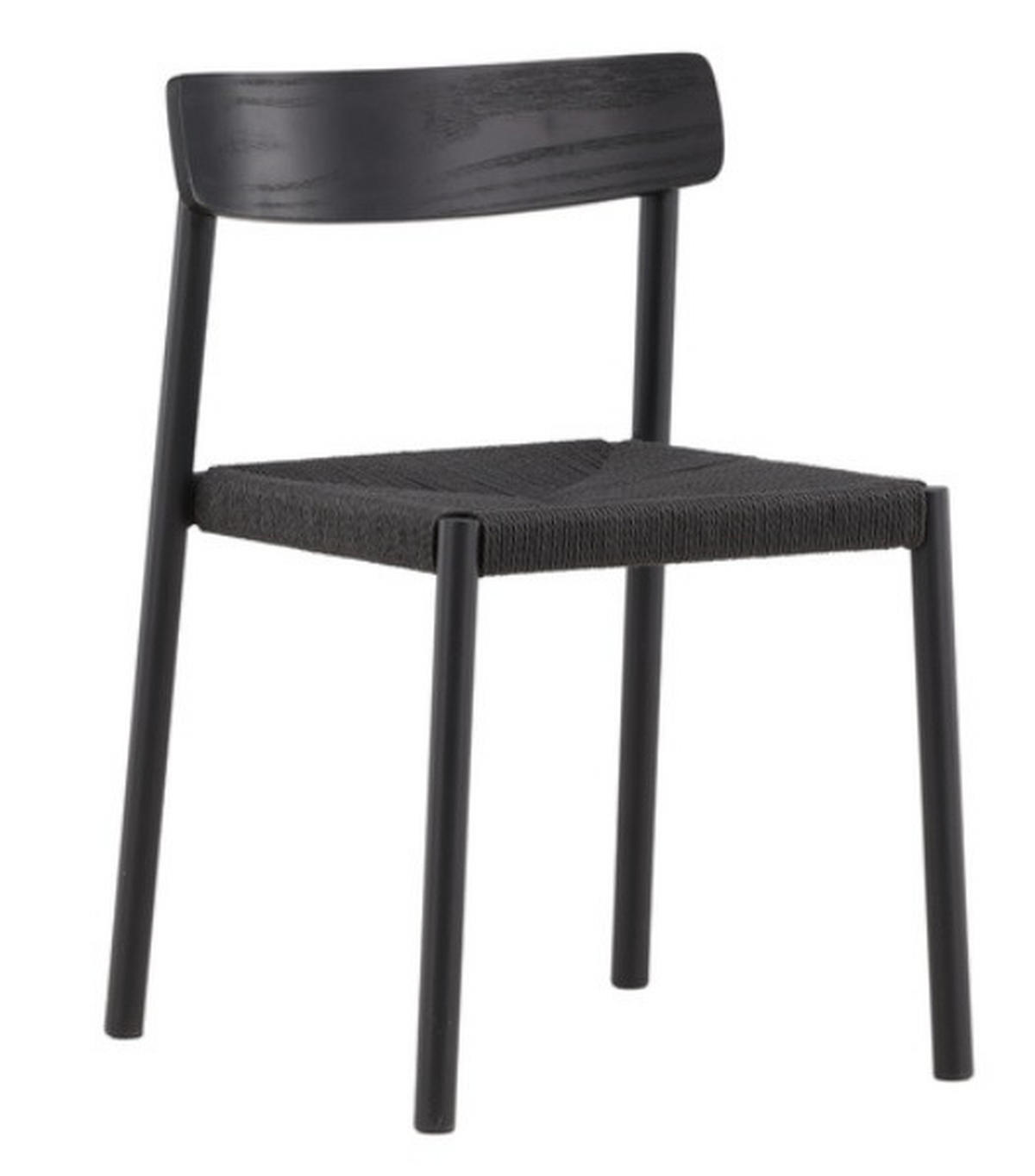 STOL stål  - svart, Design, metall/trämaterial (51.5/79/54cm) - Livetastic