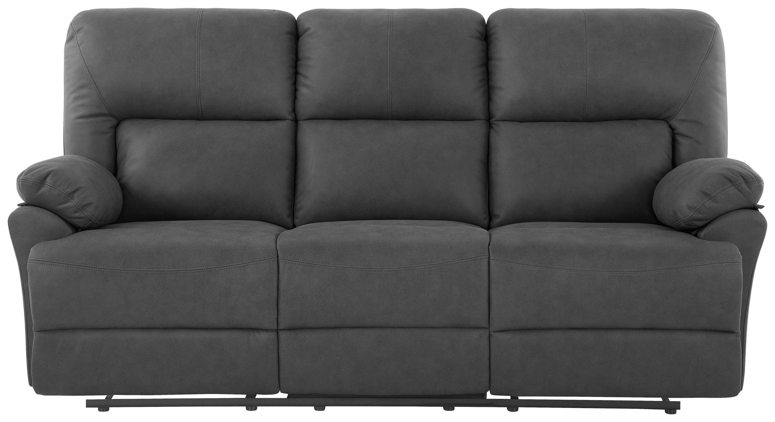 3-sitzer-sofa Clara Mit Relaxfunktion Grau B: 200 Cm