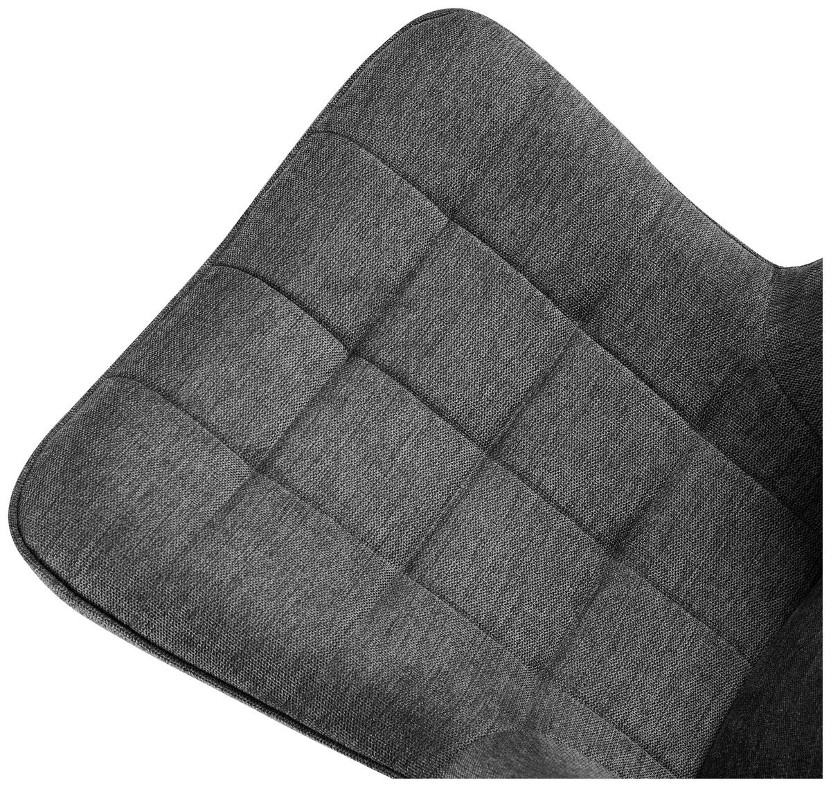 SESSEL in Webstoff Grau  - Grau, Design, Textil/Metall (73/98/79cm) - Ti'me