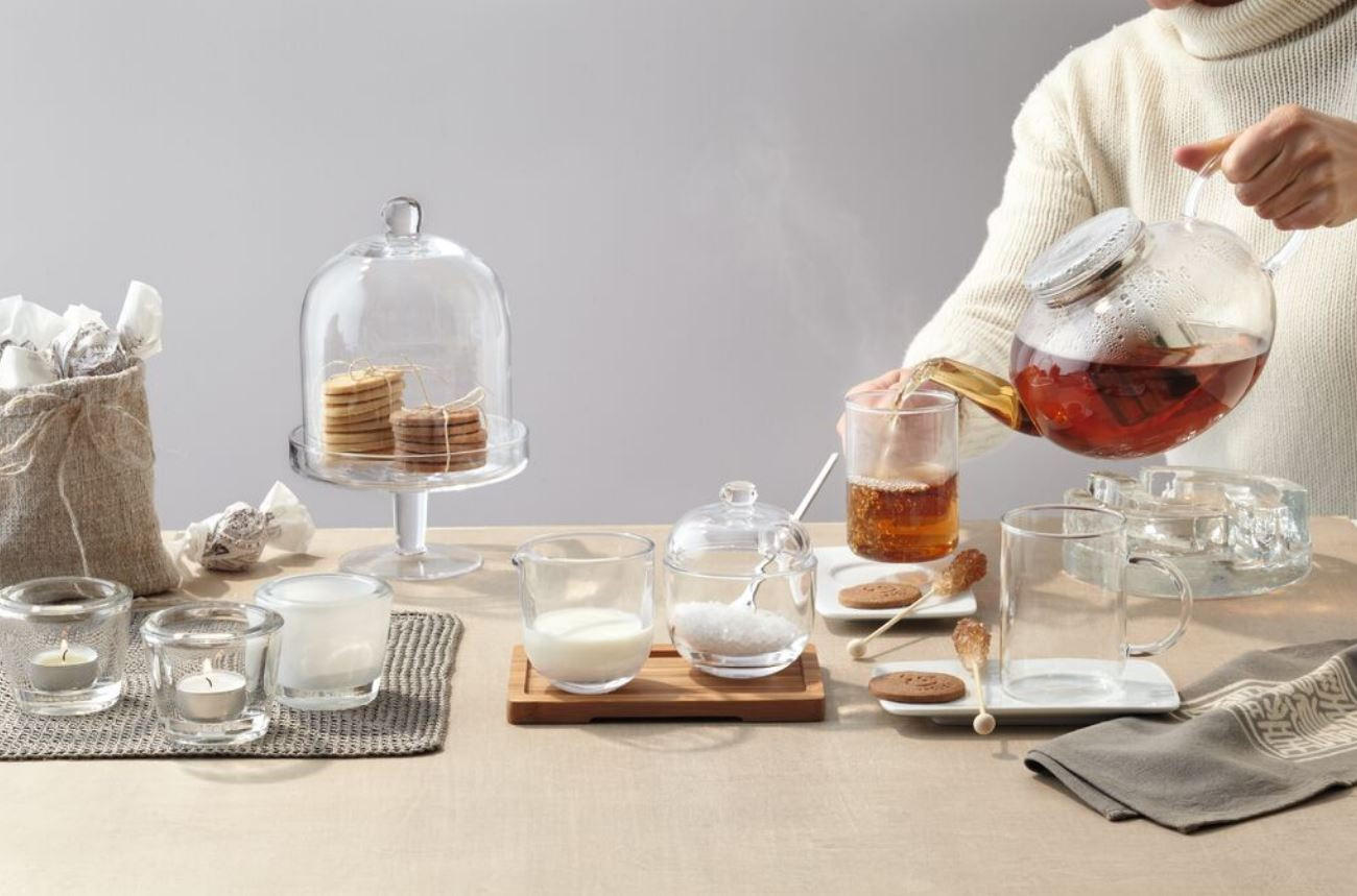 ZUCKERDOSE - Klar, Basics, Glas (9,00/10,50/9,00cm) - Leonardo