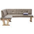 ECKBANK 155/205 cm in Grau, Eichefarben - Eichefarben/Grau, Natur, Holz/Textil (155/205cm) - Valdera ECKBANK 155/205 cm in Grau, Eichefarben - Eichefarben/Grau, Natur, Holz/Textil (155/205cm) - Valdera