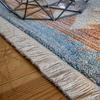 WEBTEPPICH 120/170 cm  - Blau/Beige, Design, Textil (120/170cm) - Novel