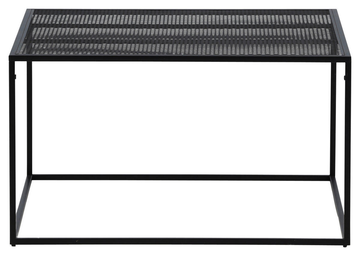 SOFFBORD i metall 80/80/45 cm  - svart, Design, metall (80/80/45cm) - Livetastic