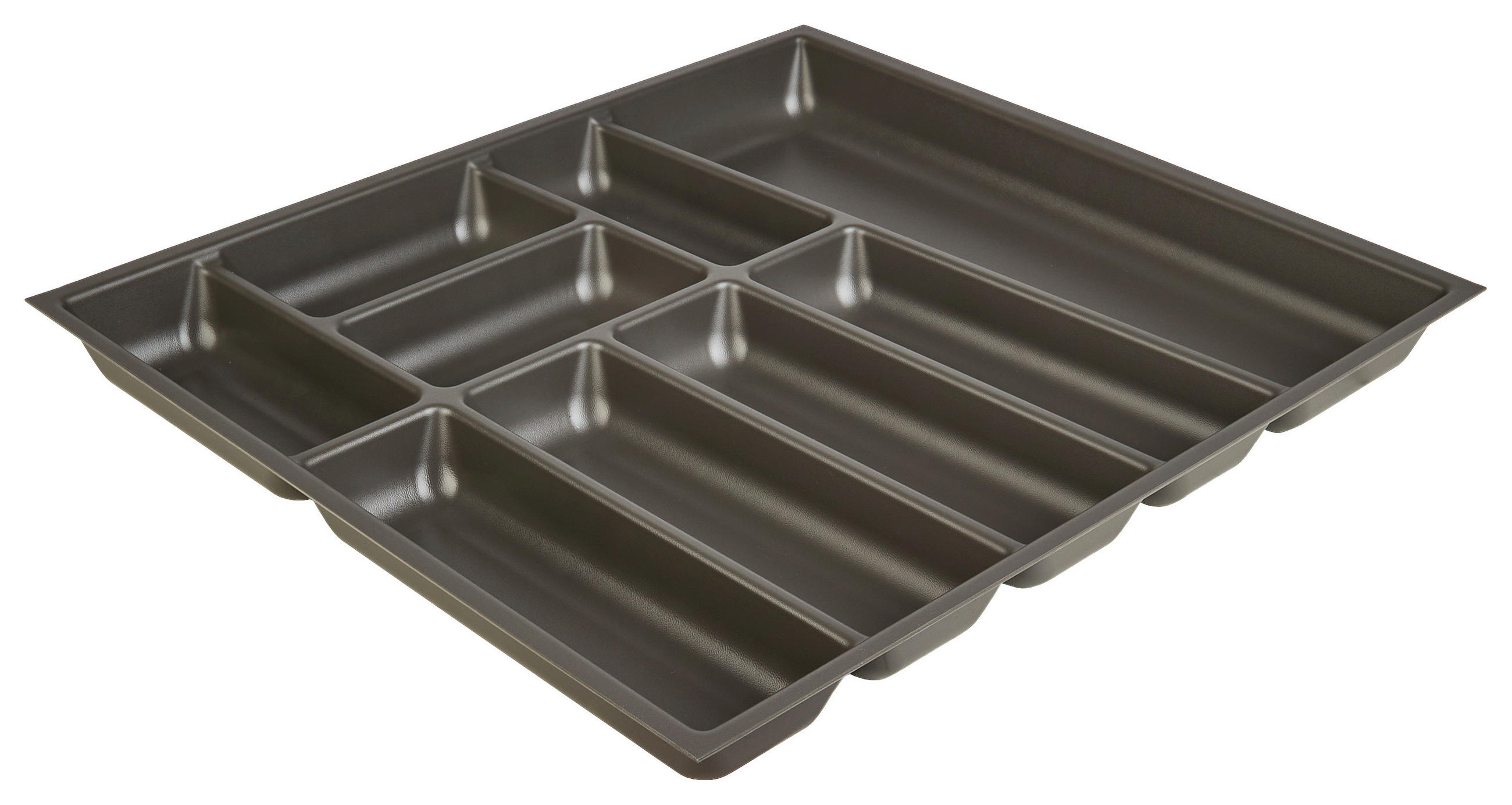 BESTECKEINSATZ - Schieferfarben, Basics, Kunststoff (60/4,9/50cm) - Nobilia