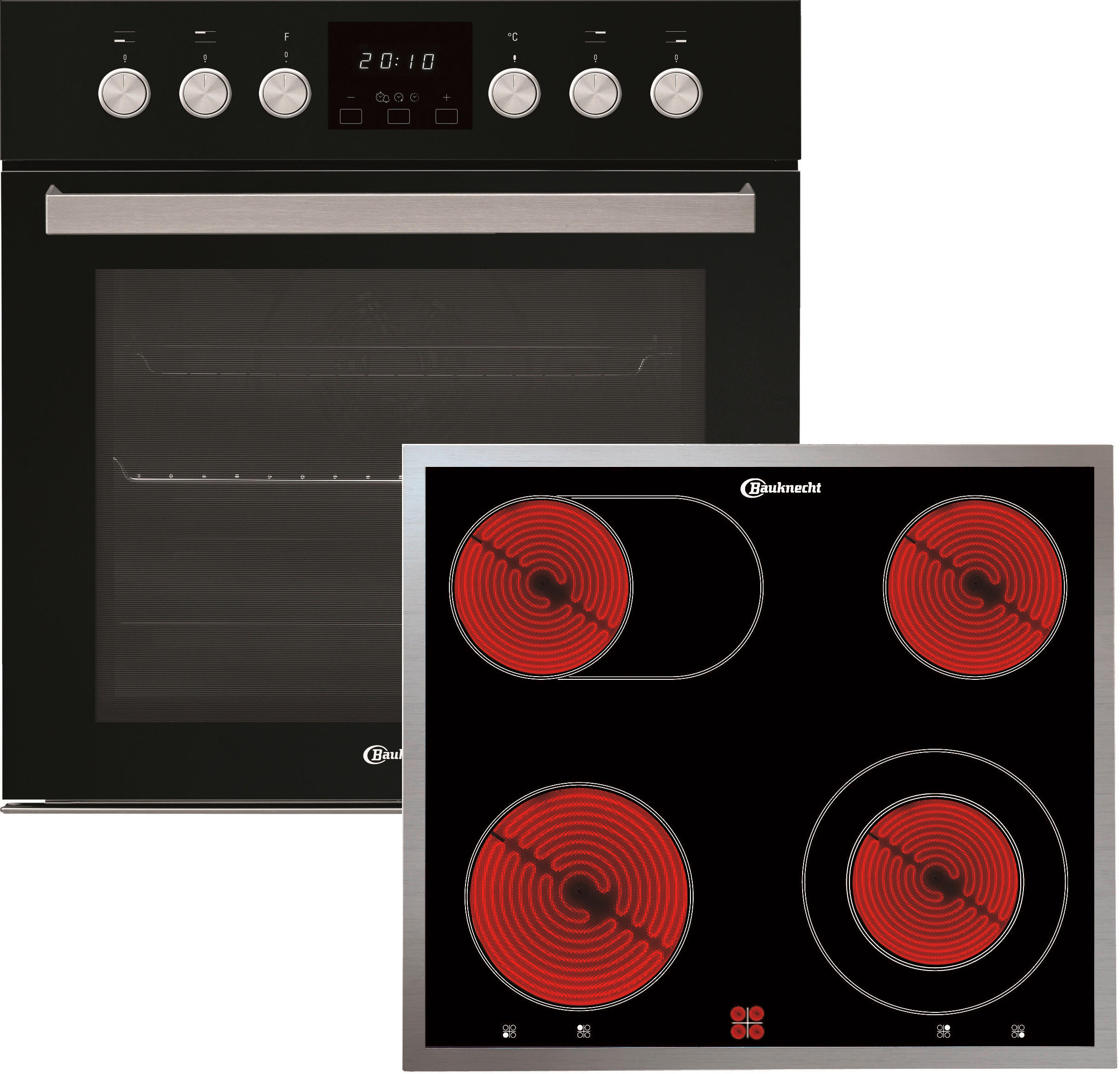 HERDSET HEKOH500  - Schwarz, Basics (60cm) - Bauknecht