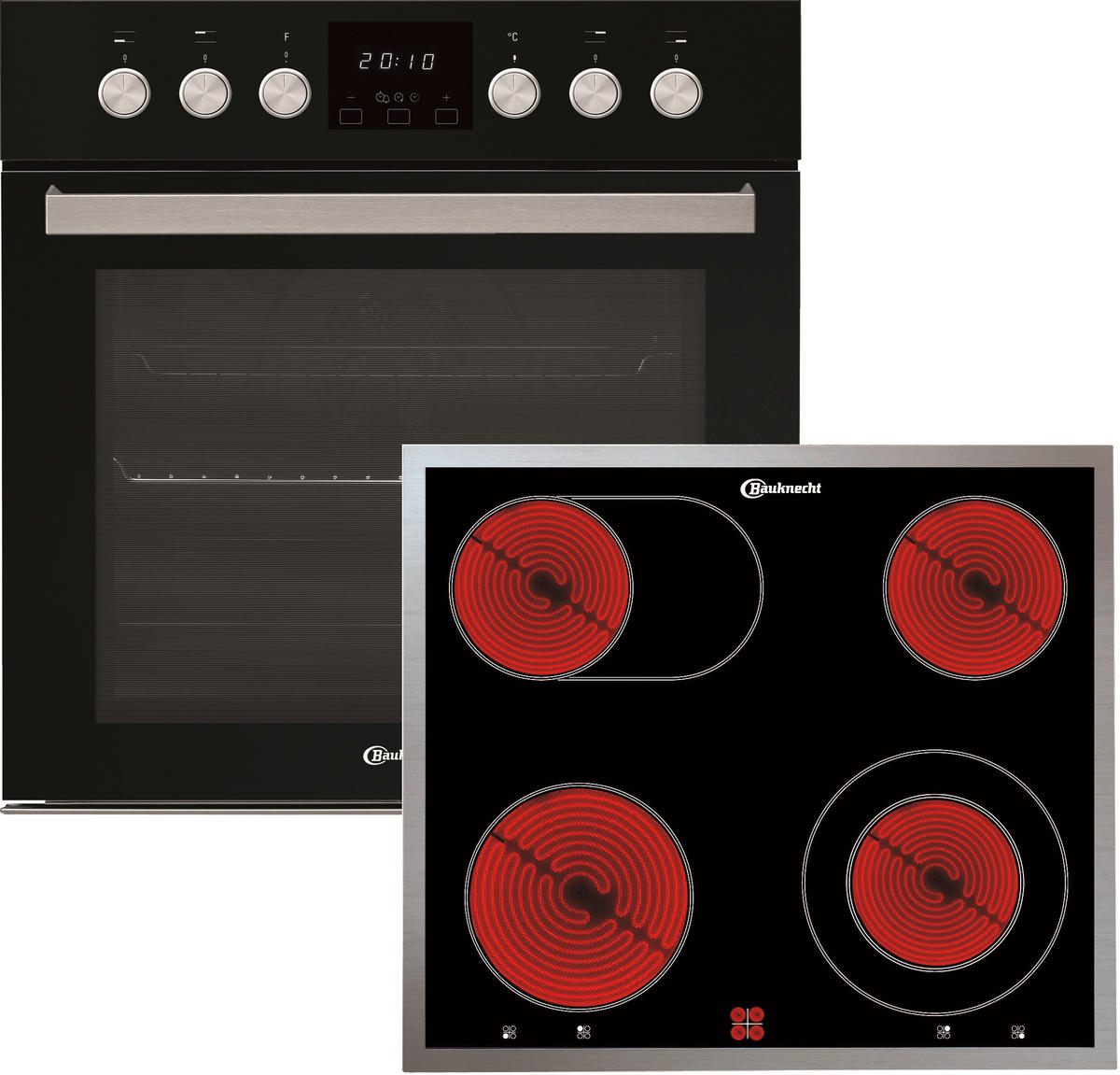 HERDSET HEKOH500  - Schwarz, Basics (60cm) - Bauknecht