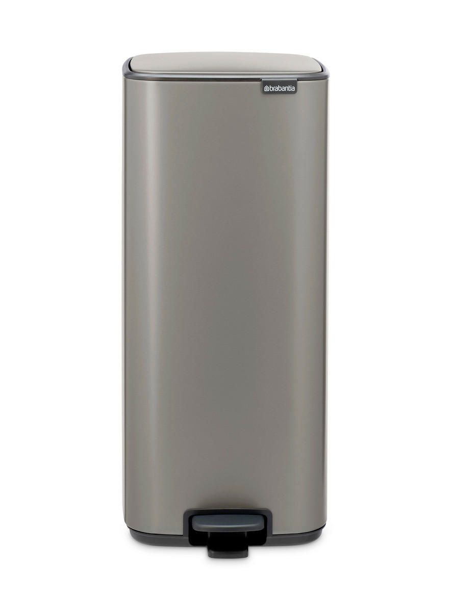 KANTA SA PAPUČICOM  30 l   - antracit/platinasta, Dizajnerski, metal/plastika (28,8/64,7/35,8cm) - Brabantia