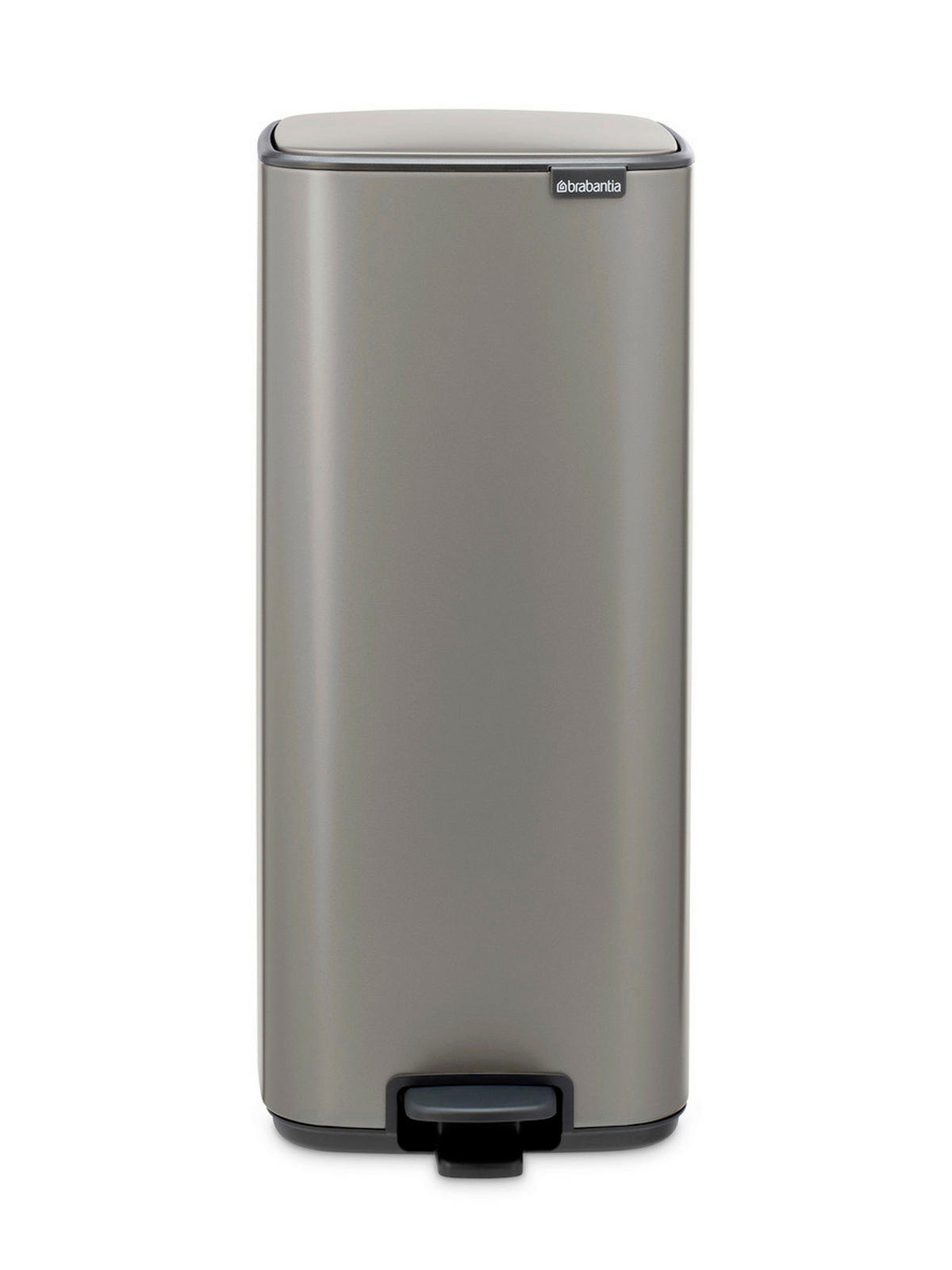 KANTA SA PAPUČICOM  30 l   - antracit/platinasta, Dizajnerski, metal/plastika (28,8/64,7/35,8cm) - Brabantia