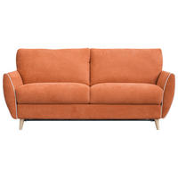 KANAPÉÁGY narancs  - barna/narancs, Modern, műanyag/textil (192/95/100cm) - Hom`in