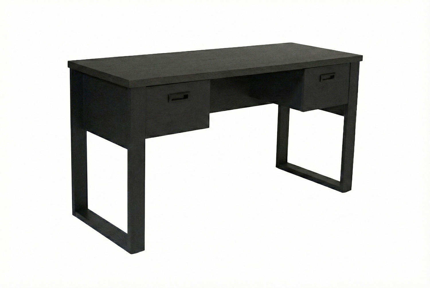 ECKSCHREIBTISCH 140/55/75 cm Schwarz, Eichefarben Stauraum, in verschiedenen Holz-Dekoren erhältlich  - Eichefarben/Schwarz, MODERN, Holzwerkstoff/Metall (140/55/75cm) - Livetastic