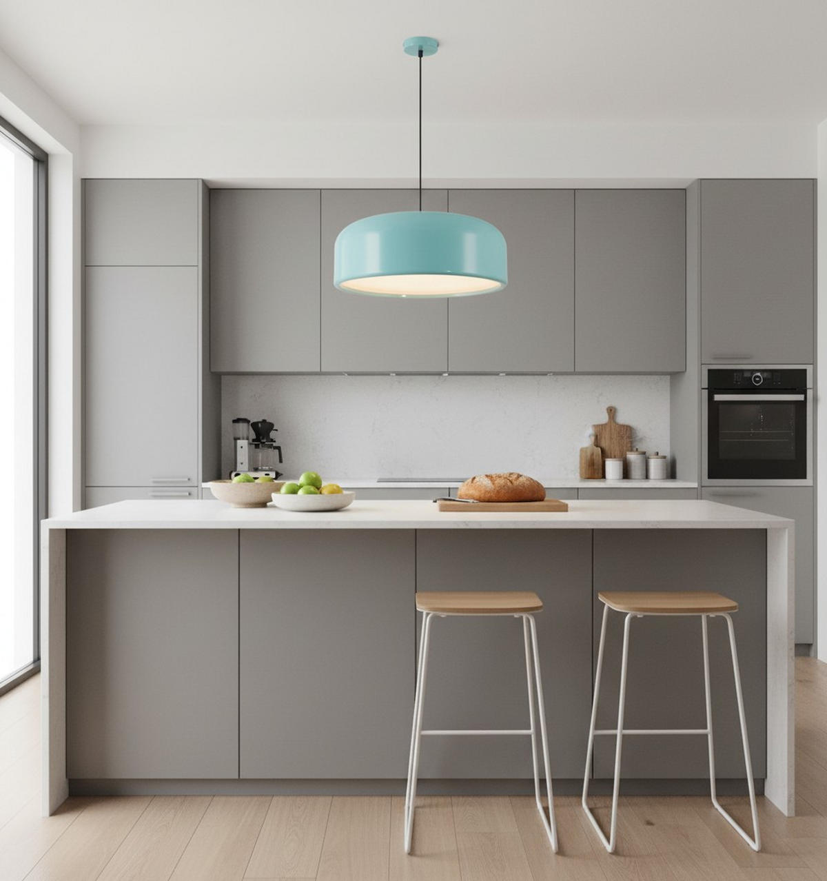 HÄNGELEUCHTE 48/120 cm  - Blau, LIFESTYLE, Kunststoff/Metall (48/120cm) - Collet's Monde