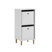 AKTENREGAL Weiß  - Weiß, MODERN, Holz/Holzwerkstoff (38,2/84,8/38,2cm) - Livetastic