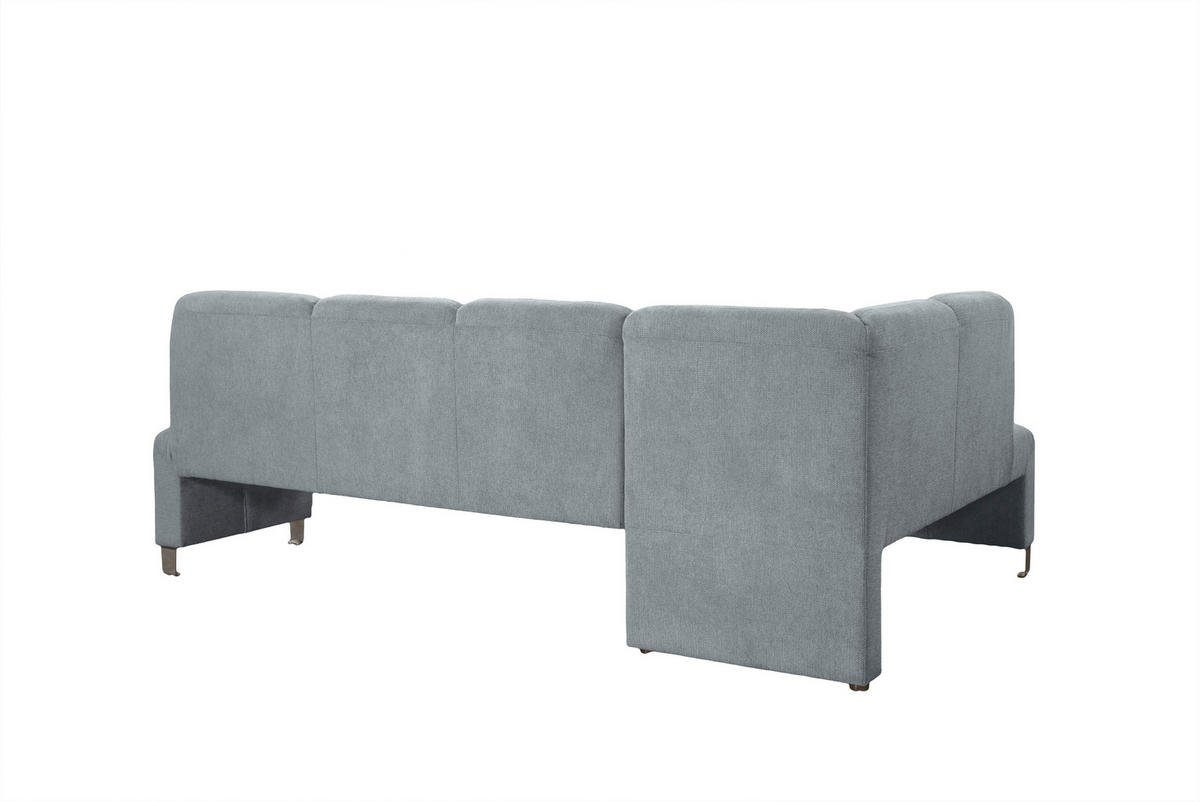 KLUPA KUTNA  tamno siva  drvo, tekstil, drvni materijal      - srebrne boje/tamno siva, Moderno, drvni materijal/drvo (243/158cm) - Livetastic