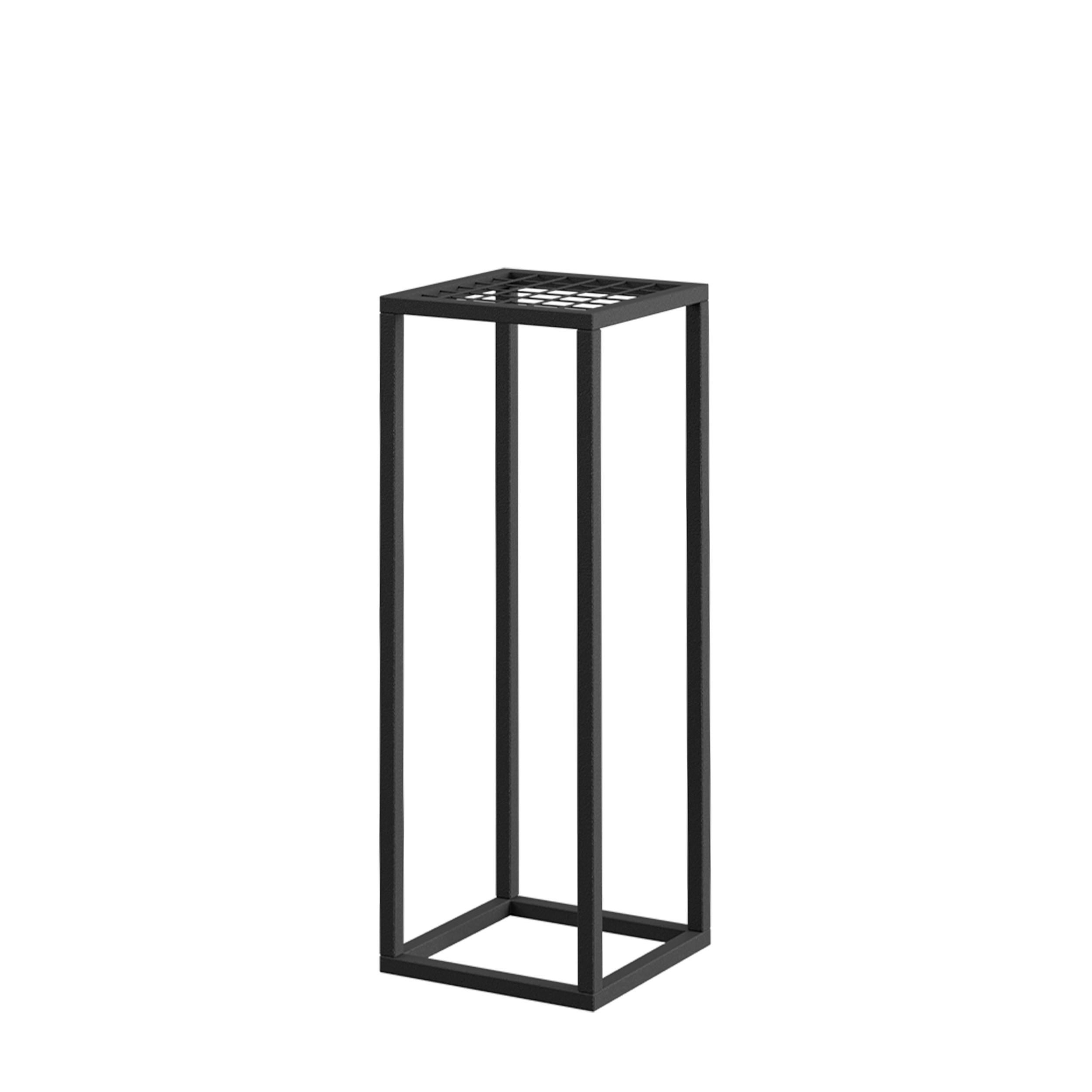 BLUMENSTÄNDER in Metall  - Schwarz, Basics, Metall (19/60/19cm)