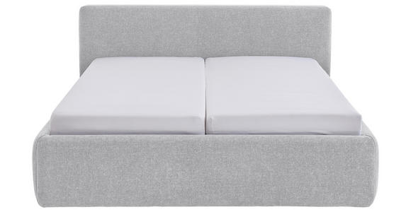 POLSTERBETT 240/200 cm,  in Hellgrau,  - Hellgrau, Design, Textil (240/200cm) - Xora