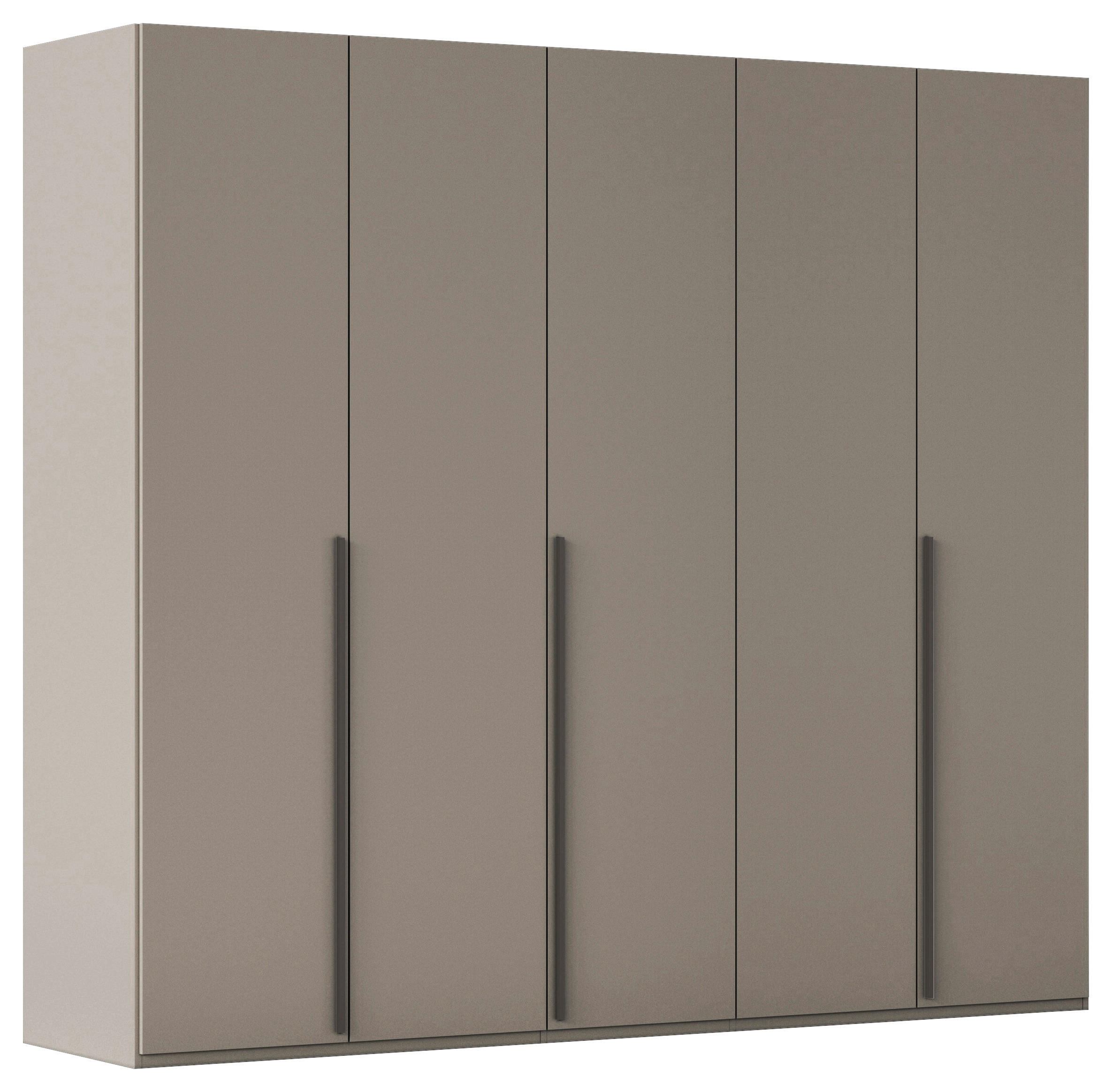 DREHTÜRENSCHRANK 251/223/60 cm 5-türig Fango  - Fango/Graphitfarben, Design, Holzwerkstoff/Metall (251/223/60cm) - home24
