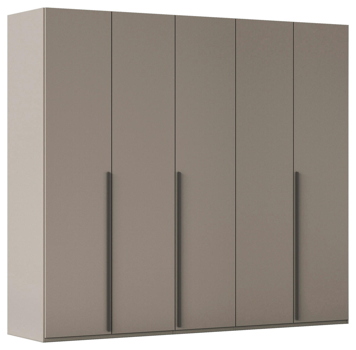DREHTÜRENSCHRANK 251/223/60 cm 5-türig Fango  - Fango/Graphitfarben, Design, Holzwerkstoff/Metall (251/223/60cm) - home24