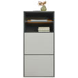 SCHUHSCHRANK RENO  in 55/118/41 cm  - Kaschmir, Design, Holzwerkstoff (55/118/41cm) - Voleo